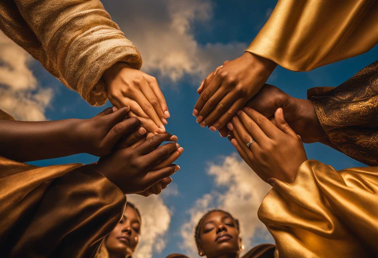 A-diverse-group-holds-hands-in-prayer-bathed-in-golden-light-embodying-unity-and-faith_roly