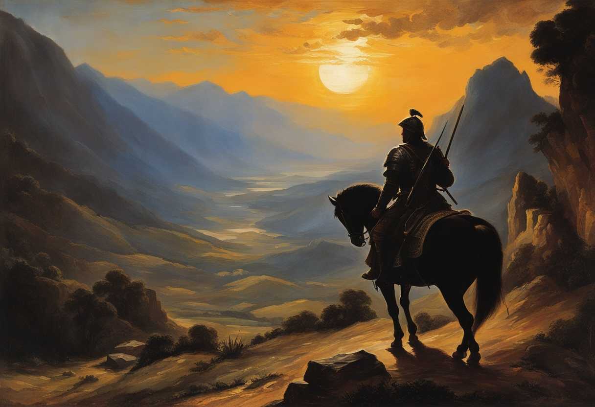 Jonathan-and-his-armor-bearer-silhouetted-against-the-setting-sun-bravely-facing-rugged-terrain-wi_axtr