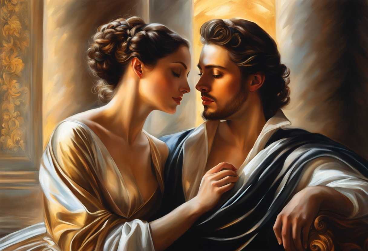 Elegant-couple-in-warm-sunlight-exuding-loyalty-and-authority-frozen-in-a-significant-moment_dboe