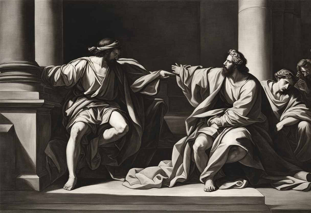 Samuel-confronts-Saul-in-a-solemn-setting-tense-dialogue-raw-emotions-moral-conflict_ugam