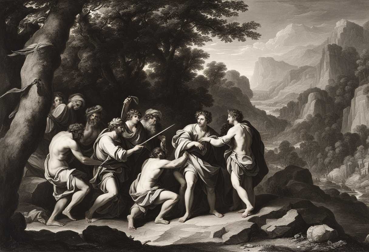 David-confidently-instructs-a-skeptical-Nabal-and-attentive-young-men-in-a-rugged-wilderness_hwkl