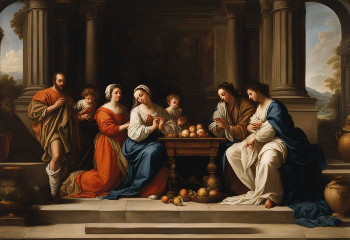 A-family-gathers-in-prayer-dressed-in-linen-offering-blessings-and-sacrifices-with-love_xybu