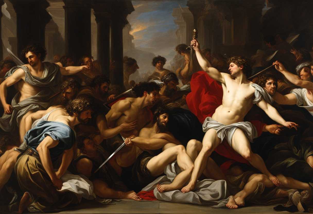 David-and-his-men-revel-in-victory-amidst-chaos-and-exhaustion-surrounded-by-spoils-of-war_gdrv