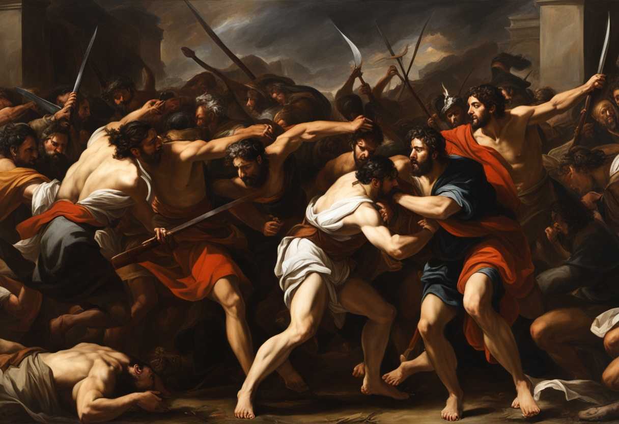 Intense-battle-scene-Israelites-and-Philistines-clash-in-chaotic-gritty-and-emotional-struggle_qkoq