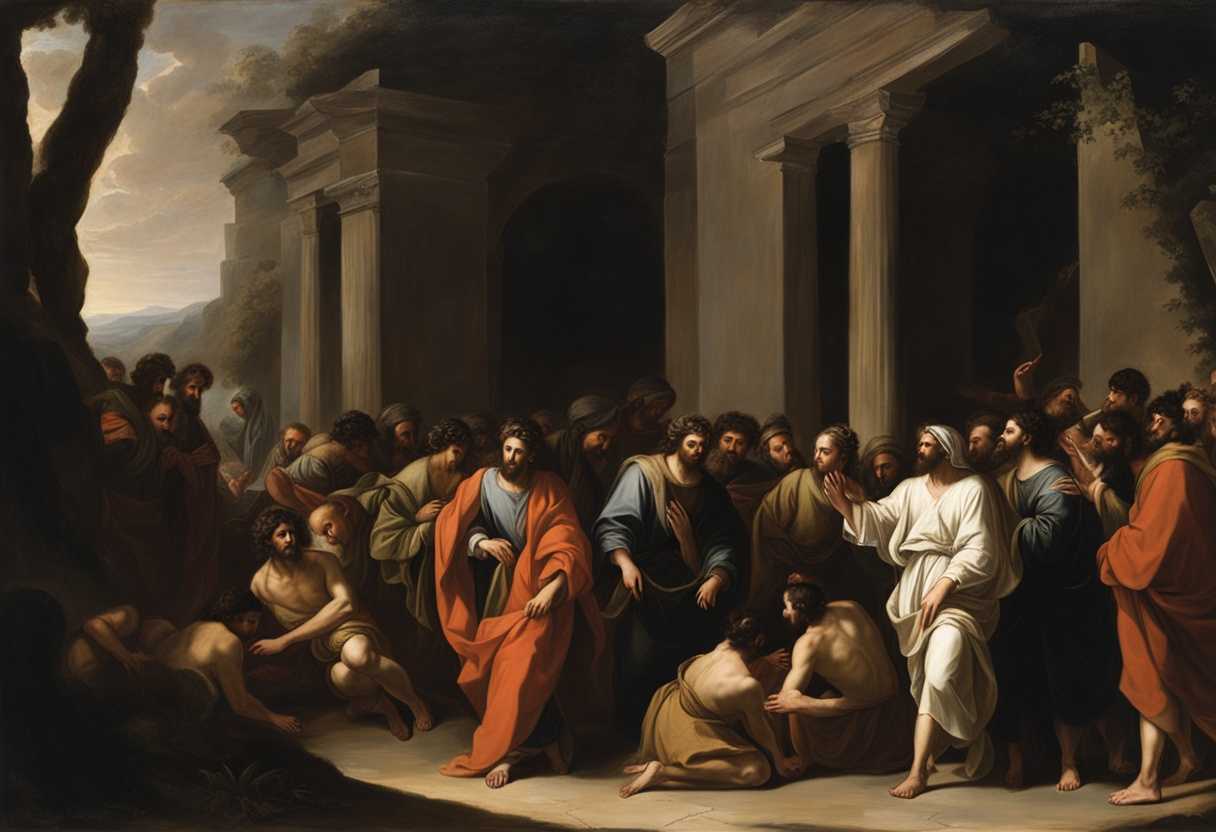 Men-of-Beth-shemesh-gather-in-fear-and-awe-before-the-ark-of-the-Lord_glzo