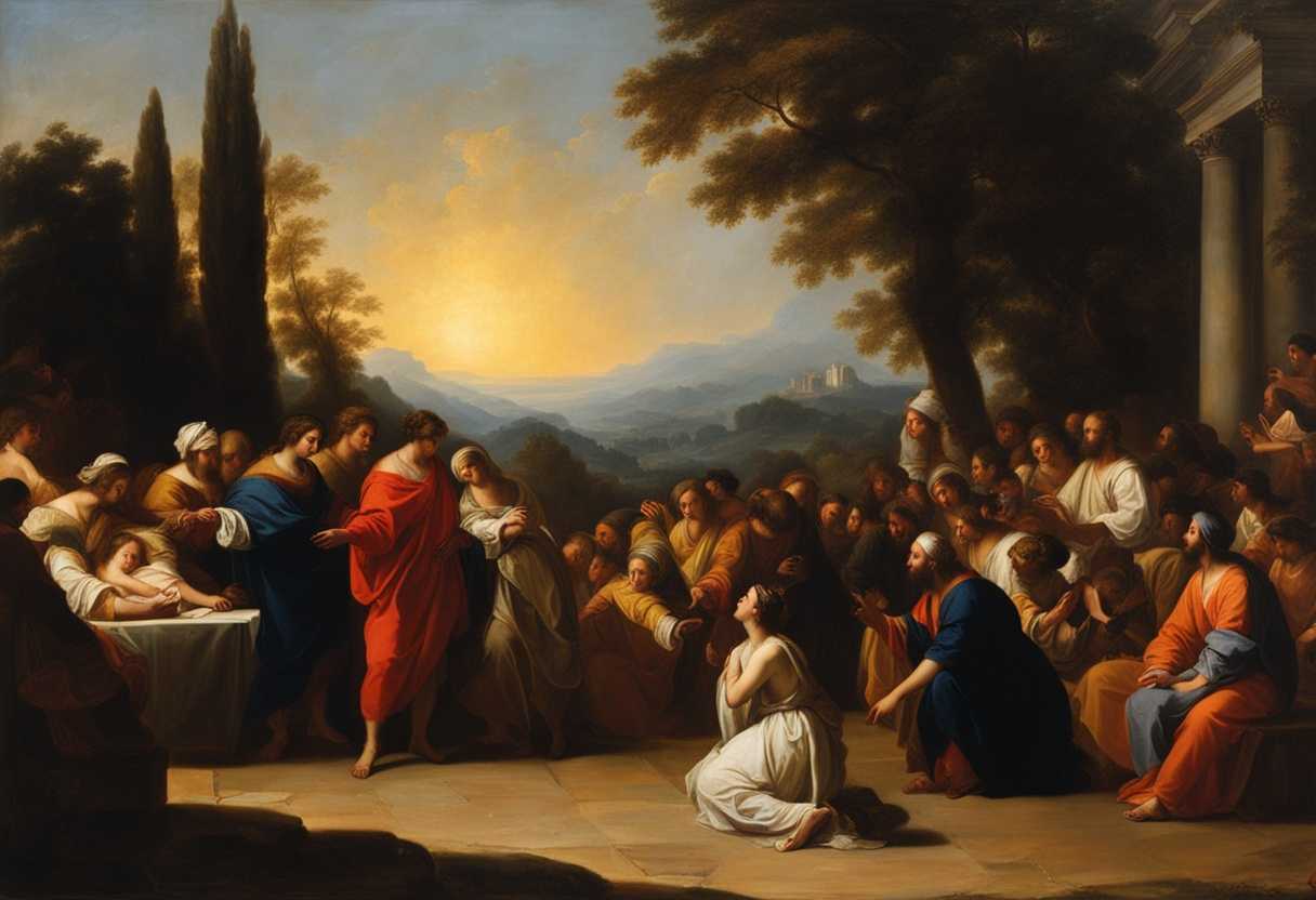 Samuel-captivates-a-crowd-with-his-storytelling-under-the-golden-sun's-glow_eqrs