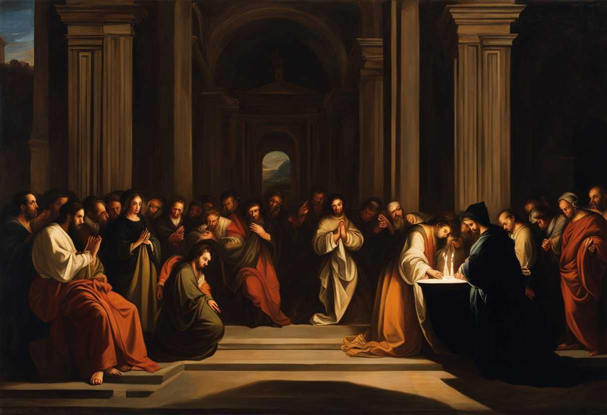 Believers-in-Thessalonica-gather-in-prayer-faces-aglow-in-candlelight-united-in-faith-and-devotion_pkat