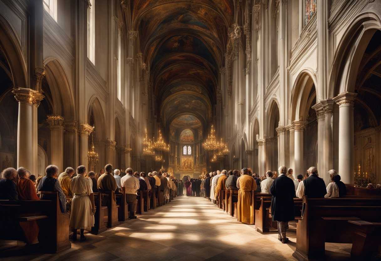 People-in-a-church-praying-together-in-soft-light-creating-a-peaceful-and-united-atmosphere_jaes