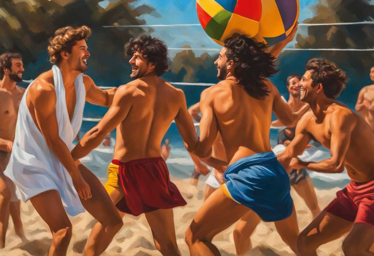 Friends-playing-beach-volleyball-under-the-sun-surrounded-by-colorful-towels-and-laughter_hqdu