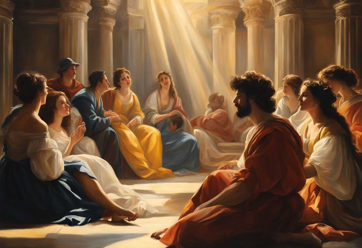 People-in-a-circle-basking-in-sunlight-sharing-intimate-connection-and-genuine-smiles_cvdk
