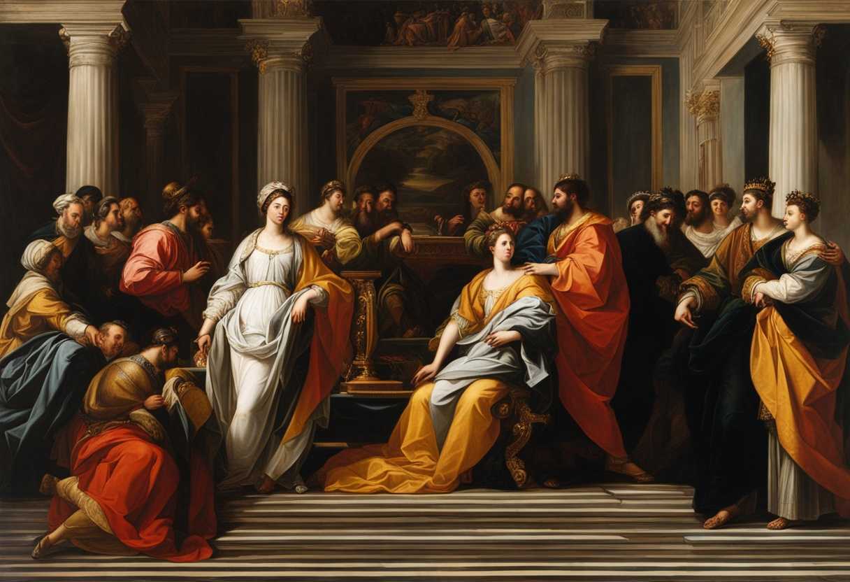 Rehoboam-stands-regally-with-wives-and-sons-radiating-power-and-opulence-in-royal-setting_pvmu