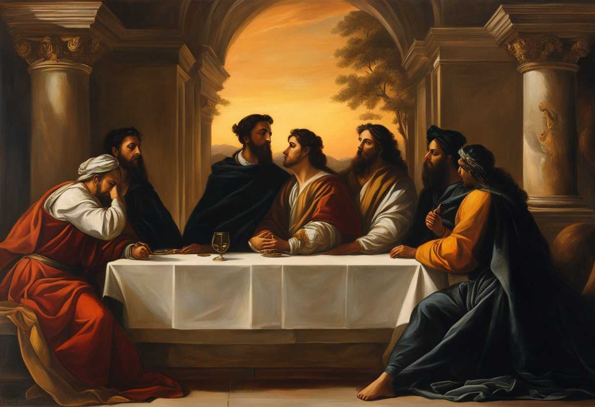 Regal-king-and-prophets-in-deep-contemplation-exuding-ancient-wisdom-and-power-at-sunset_ovjm