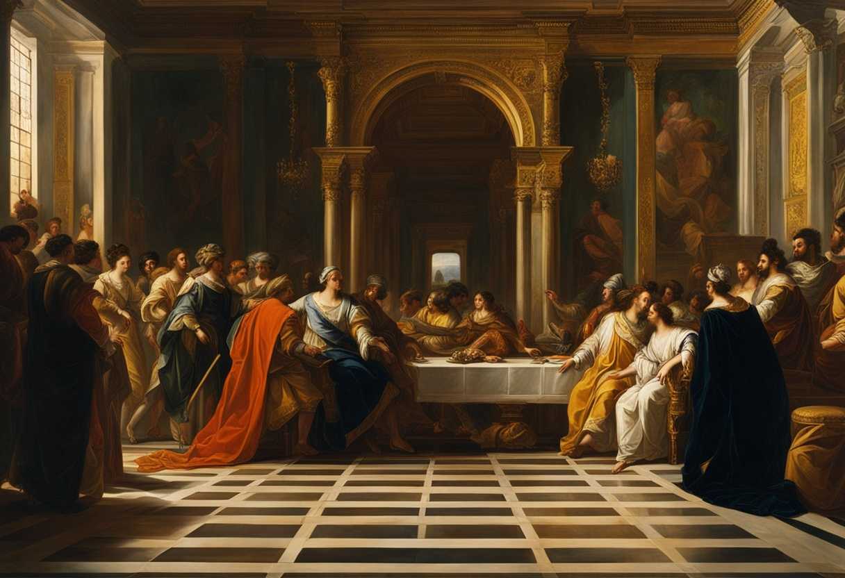 King-Solomon-holds-court-in-opulent-hall-surrounded-by-courtiers-bathed-in-golden-light_olat