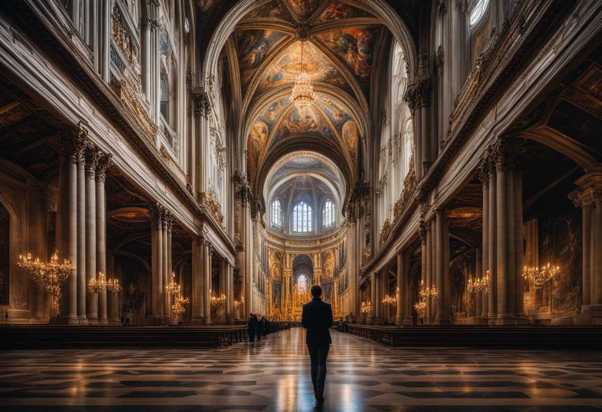 A-person-gazes-in-awe-at-a-grand-cathedral-mesmerized-by-its-beauty-and-spirituality_qtpc