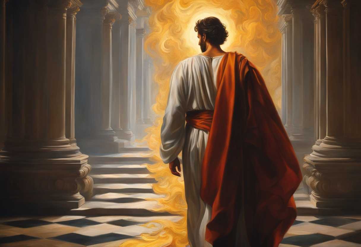 A-man-walks-with-unwavering-faith-glowing-with-divine-warmth-inspiring-all-with-his-devotion_jcis