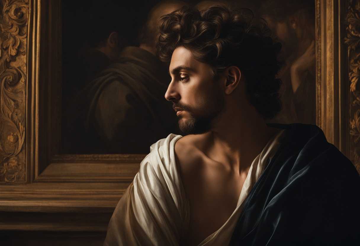 A-man-stands-in-a-dimly-lit-room-confidently-sharing-his-visions-with-a-mix-of-pride-and-vulnerabil_prqa