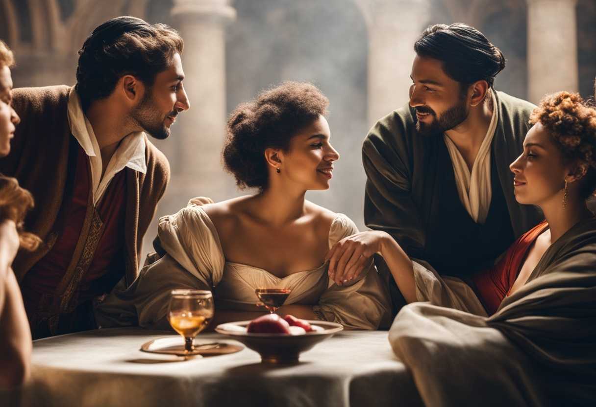 A-diverse-group-of-people-in-candid-interactions-bathed-in-soft-light-capturing-genuine-moments_habl