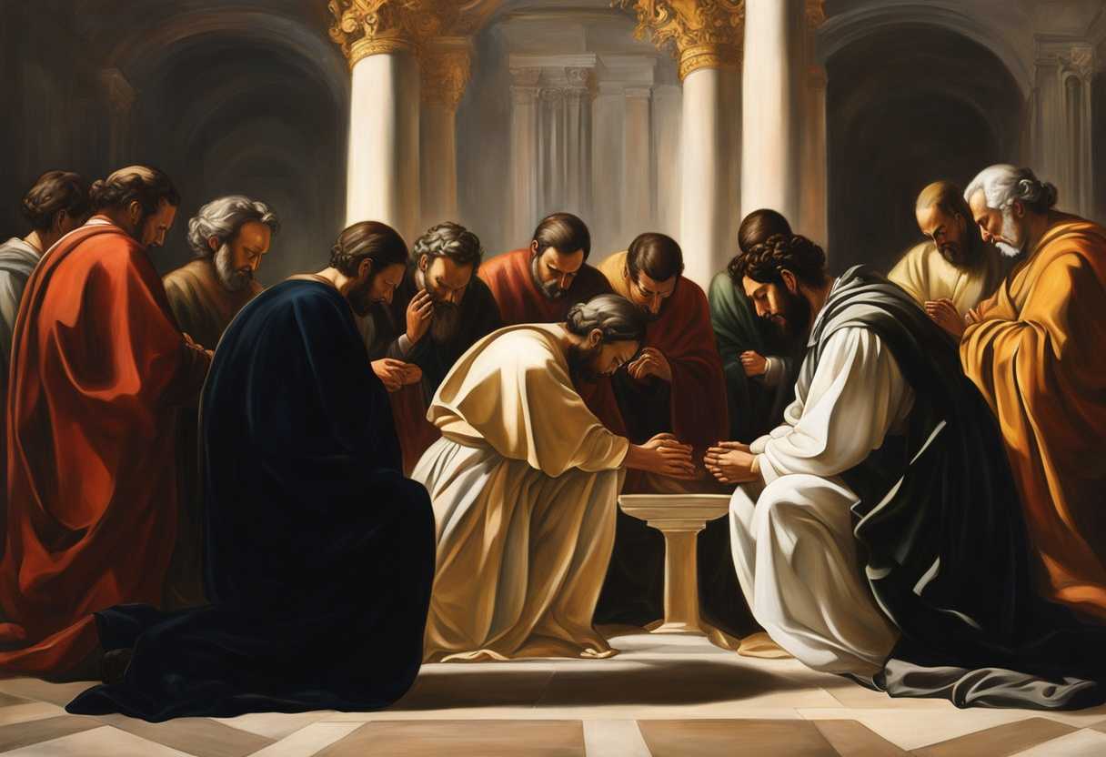 Ministers-in-prayer-circle-heads-bowed-hands-clasped-bathed-in-warm-light-serene-unity_lnfu