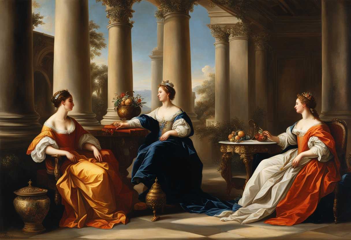 Royal-family-trio-in-a-sunlit-courtyard-exuding-regal-grace-wisdom-and-familial-bond_bhoq