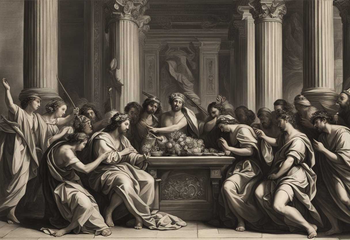 A-scene-of-ancient-Israelites-worshipping-false-idols-forsaking-the-Lord-facing-consequences_swqk