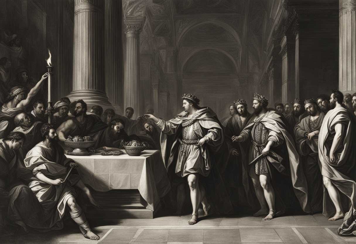 Regal-transition-of-power-Hezekiah-passes-torch-to-Manasseh-in-dimly-lit-richly-adorned-scene_enie