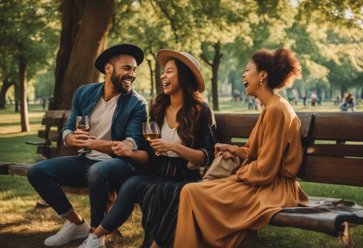 Friends-laughing-and-chatting-in-a-park-sharing-candid-moments-of-joy-and-connection_lnxs
