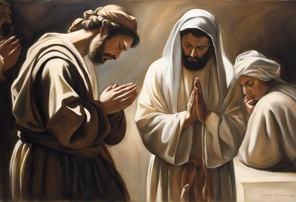 People-in-prayer-heads-bowed-hands-clasped-bathed-in-soft-light-united-in-faith_ihah