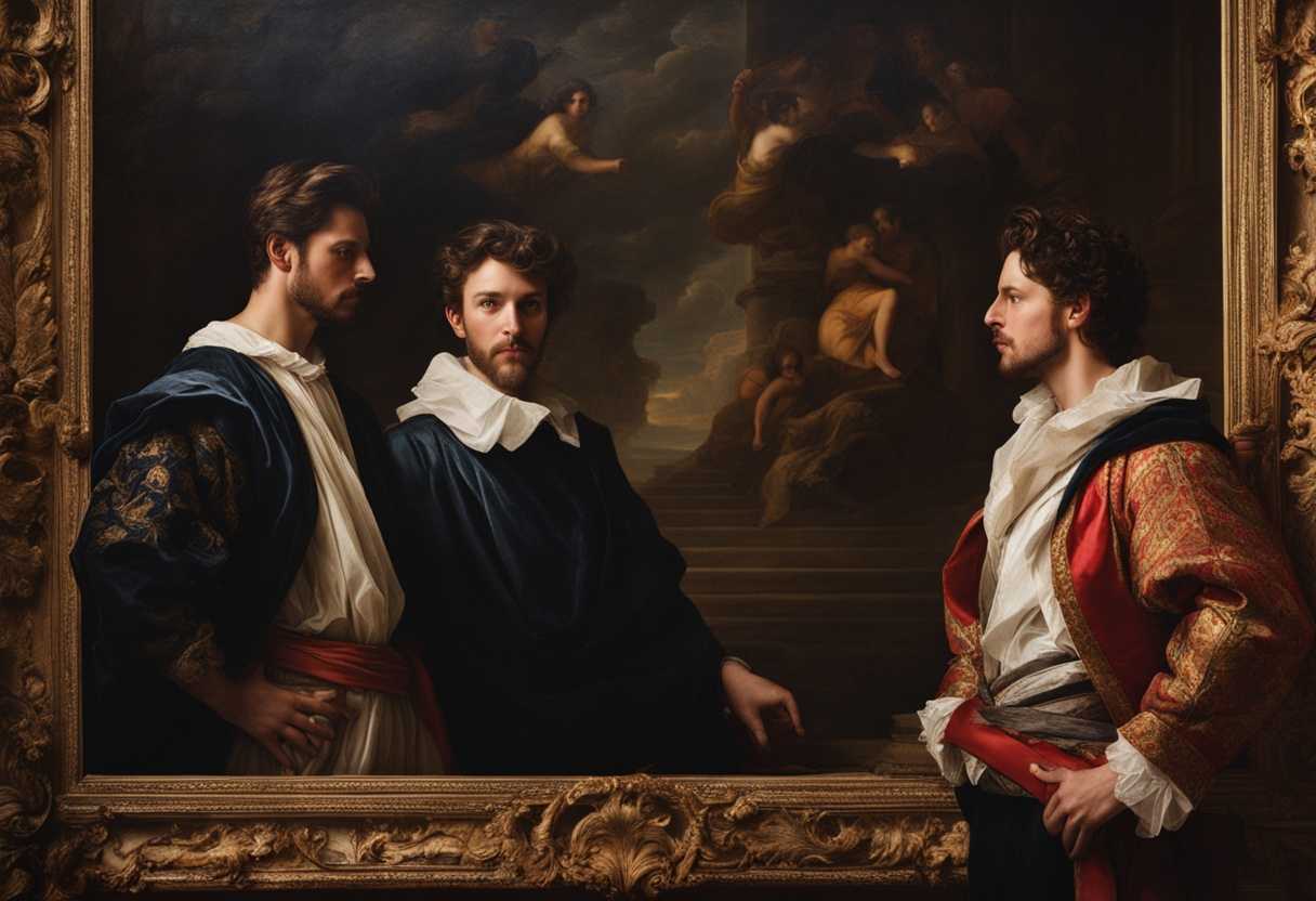 Photo-David-and-Nathan-in-a-regal-setting-intense-emotions-commanding-presence-solemn-standing_fdnq