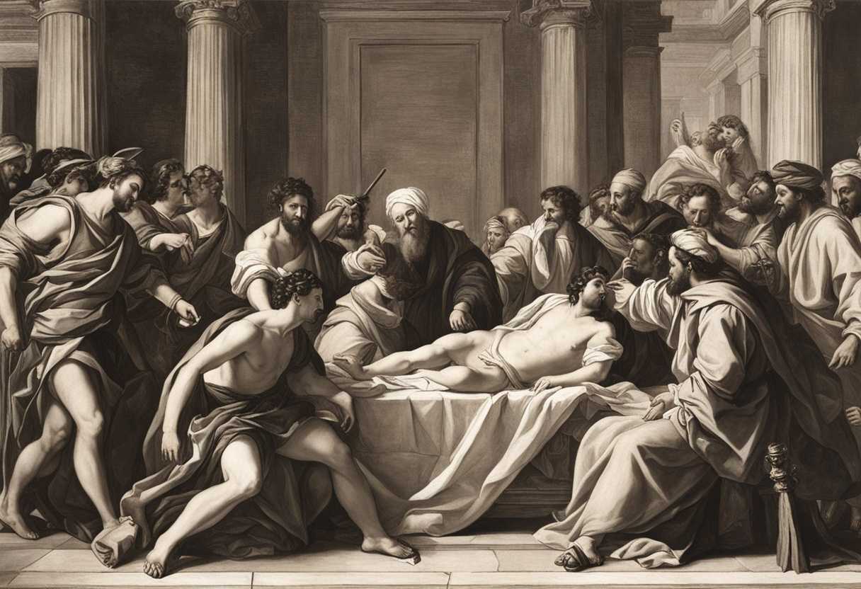 David-Nathan-and-elders-rejoice-as-Solomon-is-born-surrounded-by-servants-in-peace_duhl