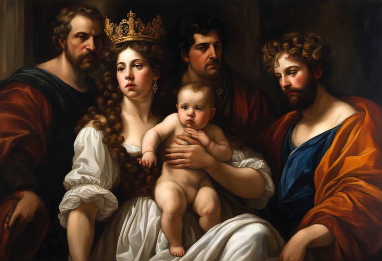 Royal-family-portrait-King-David-Absalom-Amnon-Tamar-frozen-in-intense-emotions-of-anger-hatre_deca