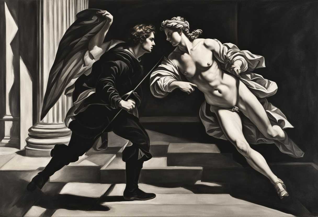 Intense-standoff-between-a-man-and-an-Amalekite-contrasting-defiance-and-vulnerability-in-shadows_utze