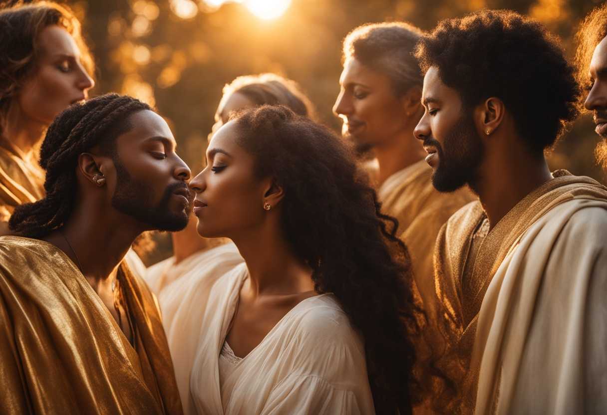 Diverse-group-worships-together-in-golden-sunlight-faces-lifted-in-song-embodying-unity-and-faith_xwut