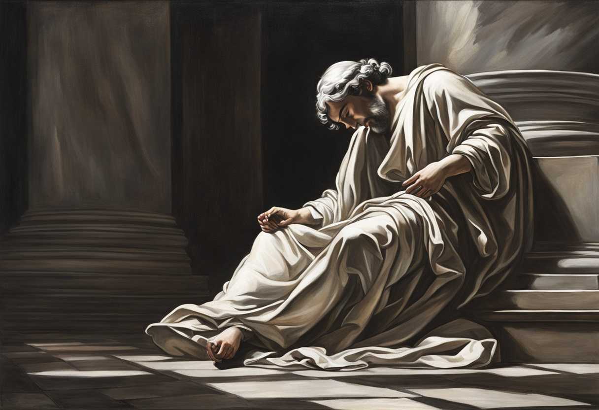 A-person-in-distress-kneels-before-a-glowing-figure-seeking-comfort-and-divine-intervention_spyx