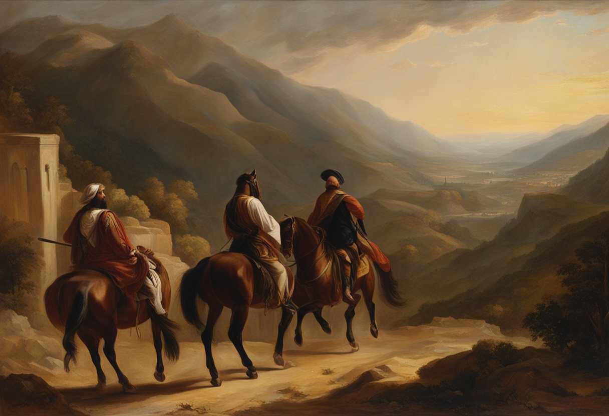 Abner-and-Ish-bosheth-stand-firm-in-Mahanaim-embodying-loyalty-and-strength-amidst-rugged-terrain_cuvf