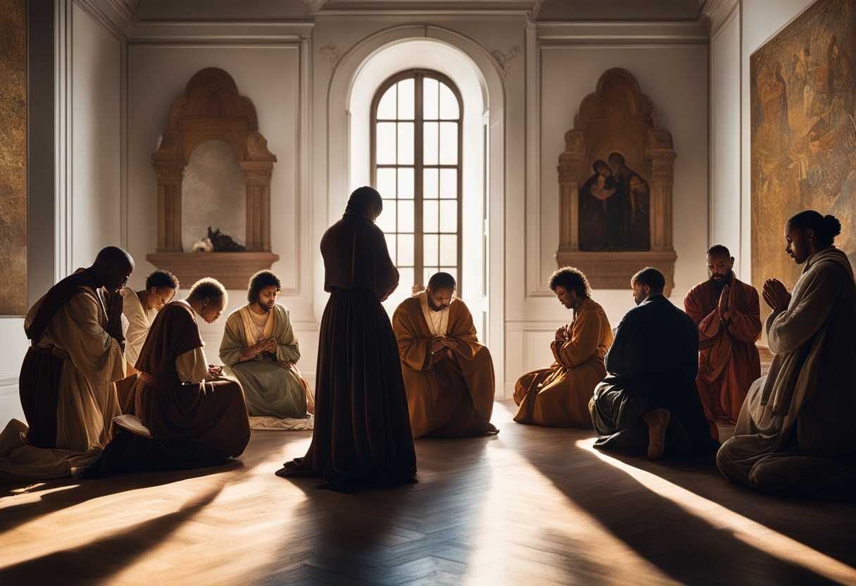 A-diverse-group-of-individuals-praying-together-in-a-peaceful-sunlit-room_vyfe