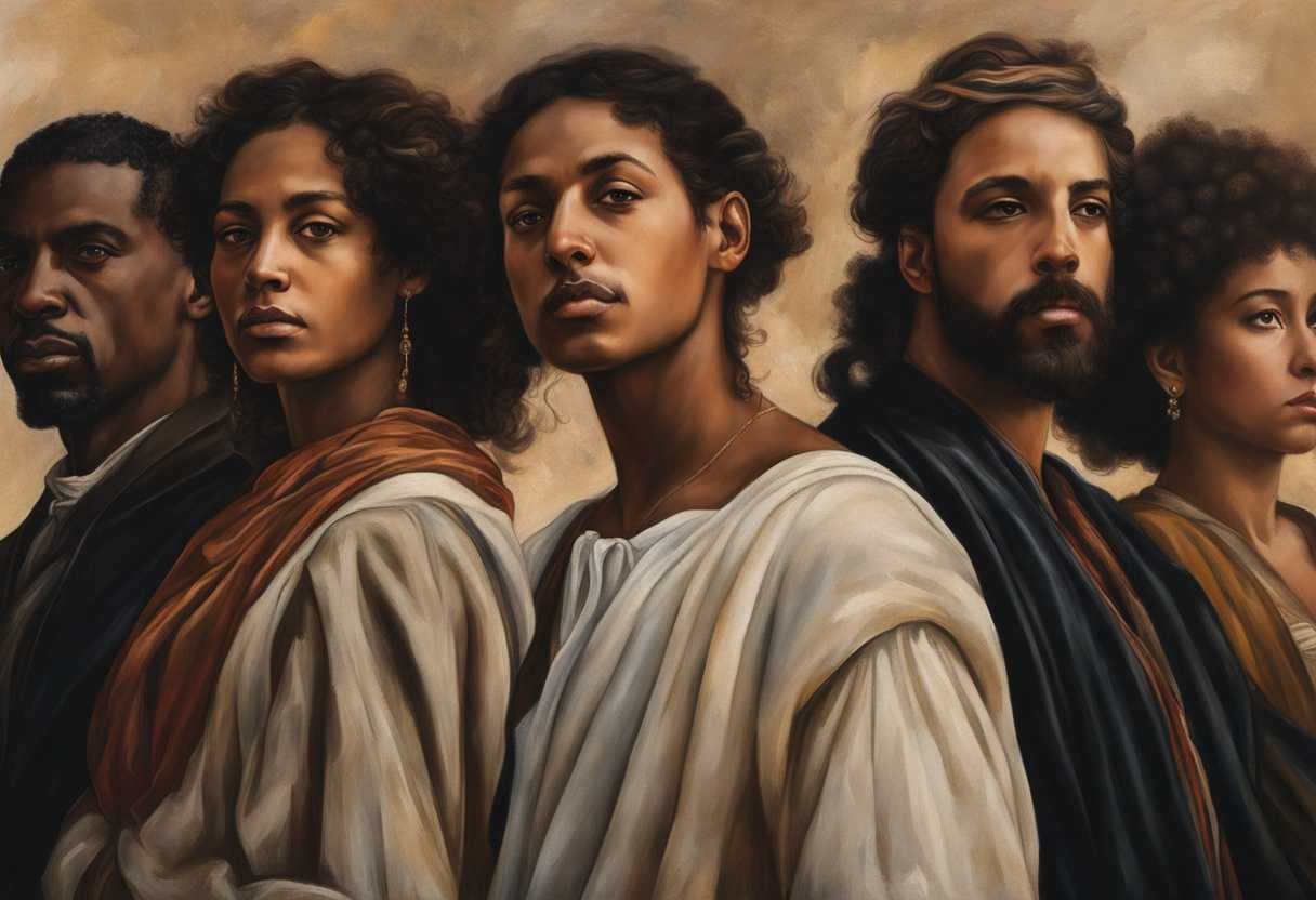 A-diverse-group-stands-united-faces-showing-determination-and-hope-gazing-towards-the-horizon_zipc