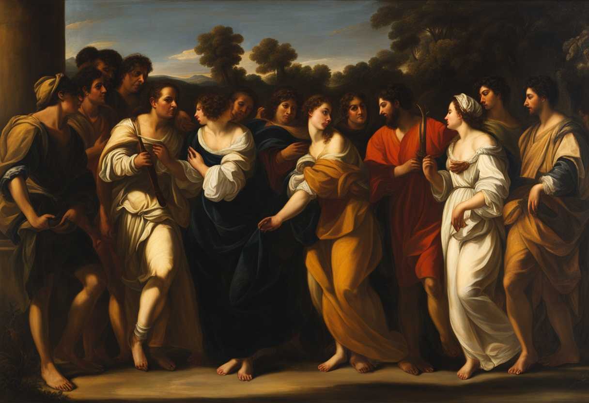 A-diverse-group-of-individuals-bathed-in-golden-light-stand-united-with-linked-arms_qcje