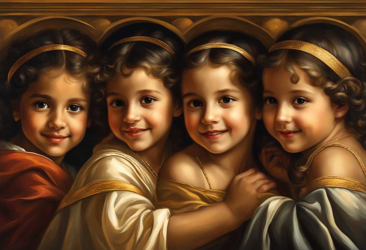 Children-in-a-row-bathed-in-golden-light-sharing-smiles-and-laughter-radiating-warmth-and-unity_xujd