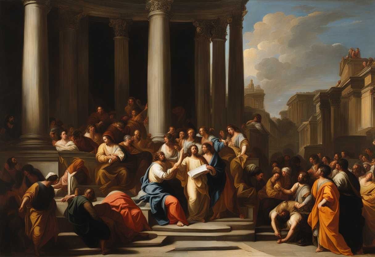 Peter-preaches-under-a-warm-sun-crowd-captivated-nodding-in-agreement-feeling-divine-connection_ravr