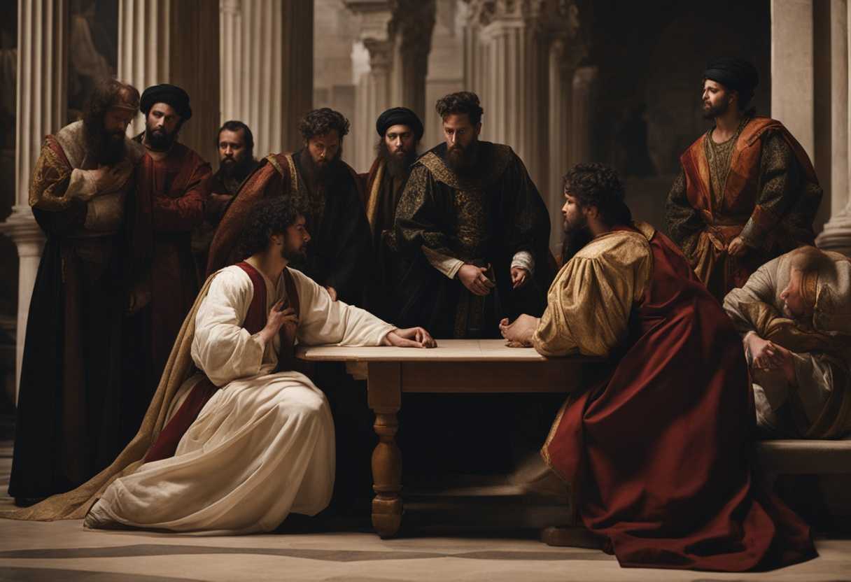 Dramatic-reenactment-Herod-church-members-James-Peter-tension-threat-of-imprisonment-forebodi_coio