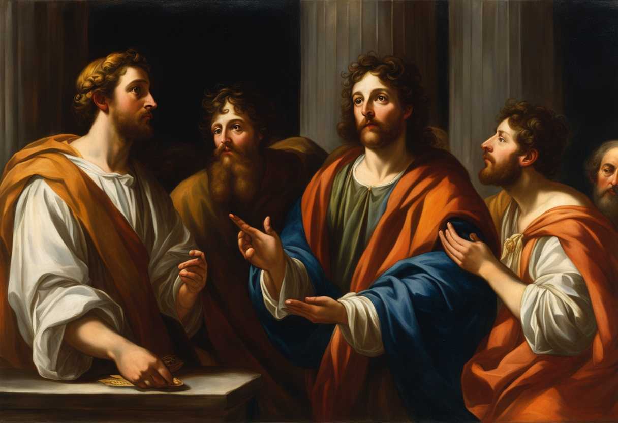 Silas-Timothy-and-Paul-preach-fervently-in-a-bustling-city-illuminated-by-a-divine-beam_kheo