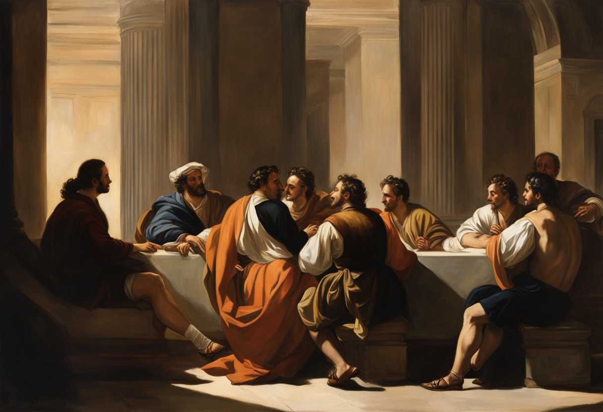 Men-in-circle-deep-in-conversation-bathed-in-warm-sunlight-exuding-camaraderie-and-connection_wsid
