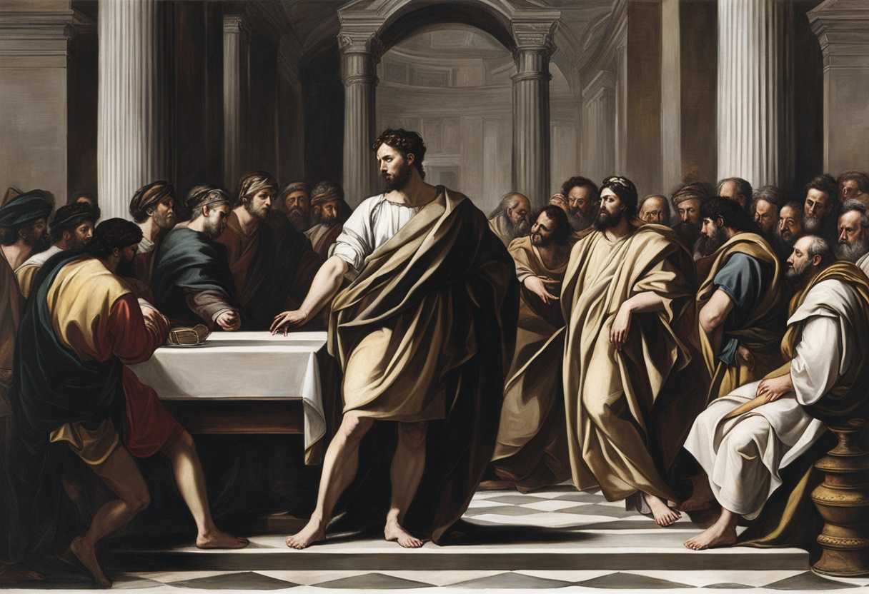 Paul-stands-defiantly-before-High-Priest-Ananias-their-eyes-locked-in-a-tense-exchange_uedh
