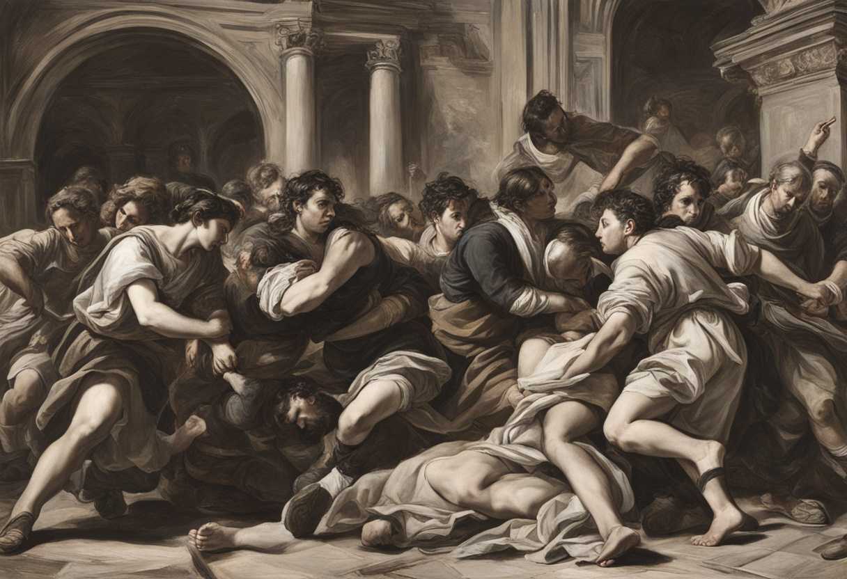 In-a-chaotic-scene-people-are-carried-to-safety-on-cots-showing-determination-vulnerability-and-_rbam