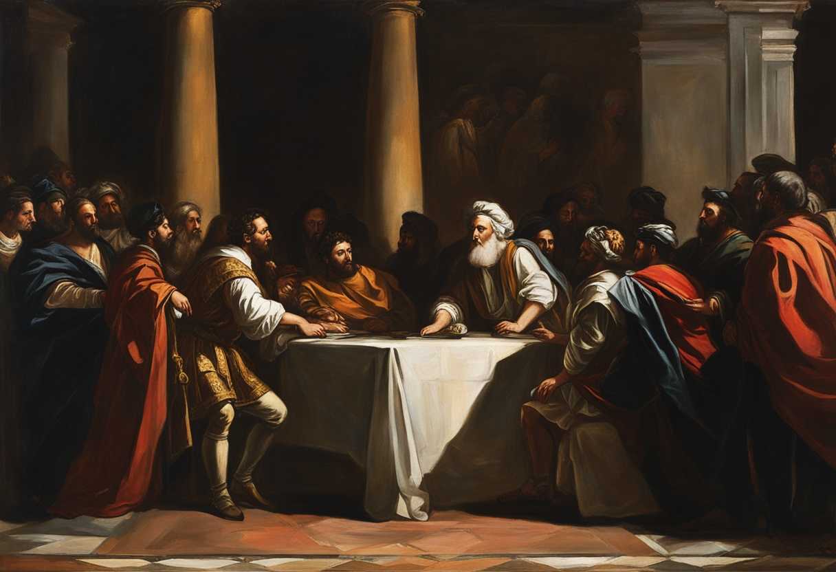 High-priest-confronts-jealous-Sadducees-at-a-shadowy-tense-party-with-dramatic-lighting_pzyd