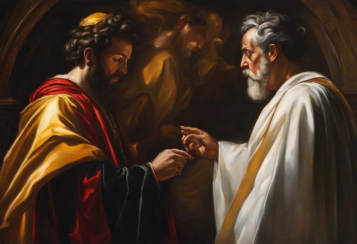 Intense-exchange-between-high-priest-and-Stephen-in-ceremonial-robes-under-dramatic-lighting_wrzv