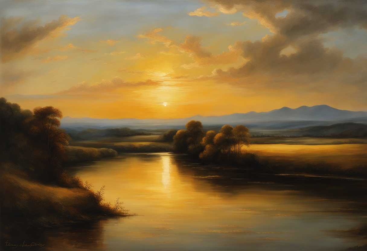 A-tranquil-sunset-casting-golden-light-over-a-serene-landscape-creating-dramatic-shadows_ufjk