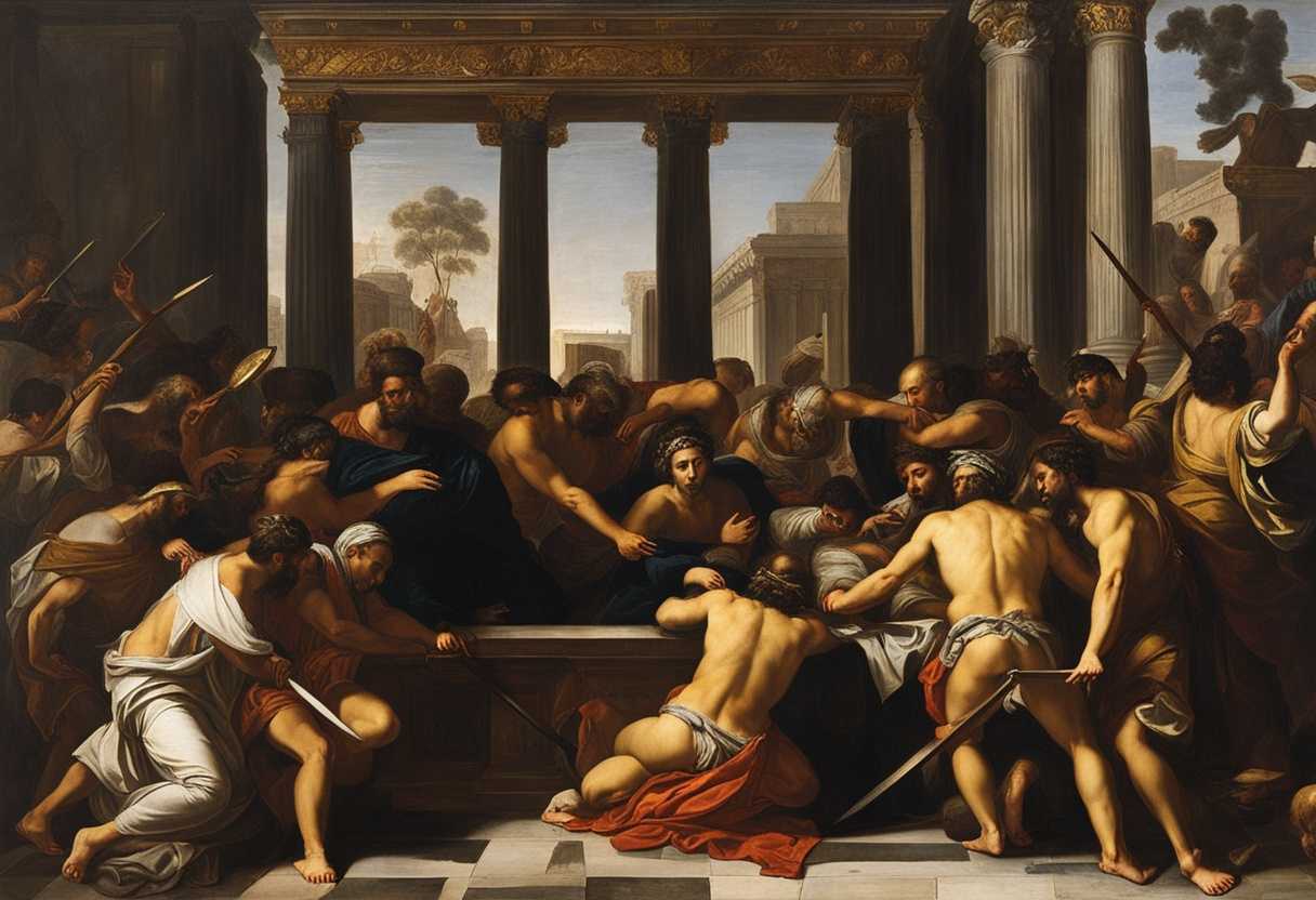Babylonians-defiantly-destroy-golden-idols-questioning-power-and-stripping-away-false-beliefs_abgh