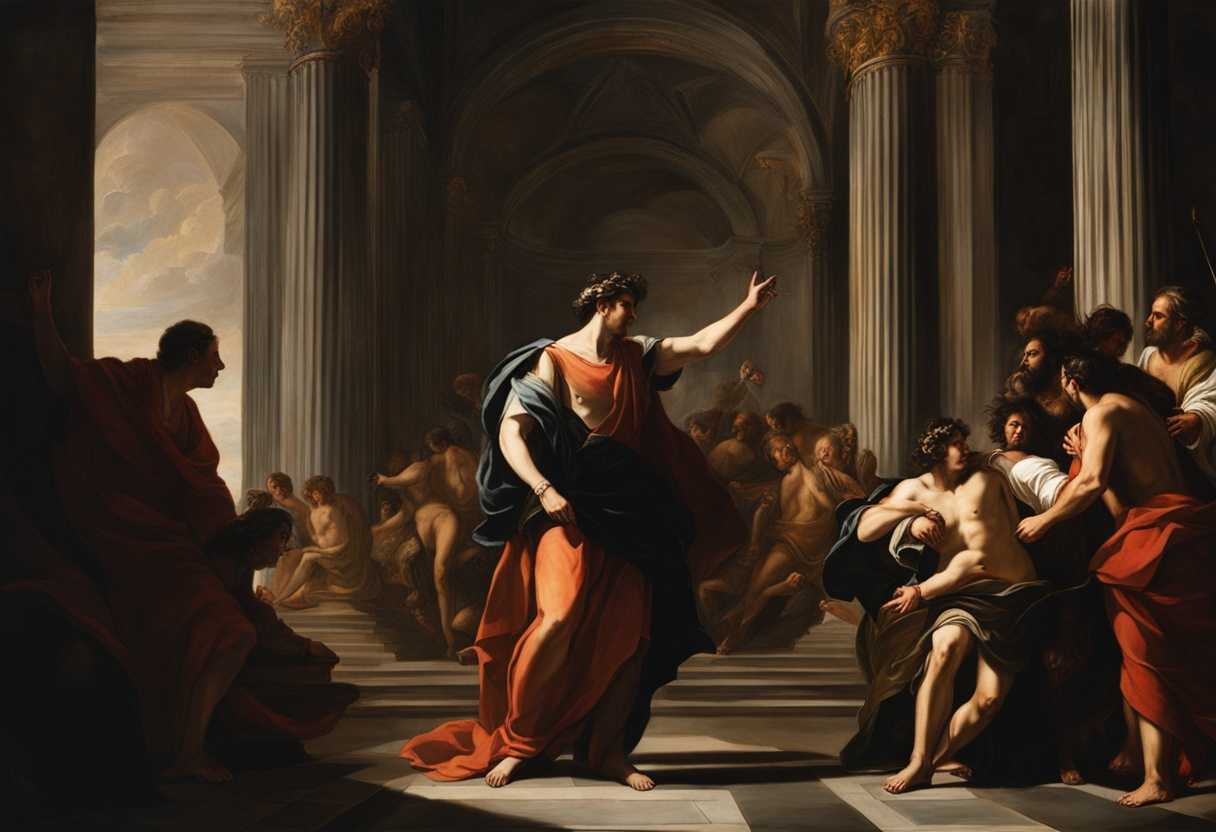 A-man-confronts-powerful-ancient-gods-exuding-defiance-and-reverence-in-dramatic-lighting_gnnl
