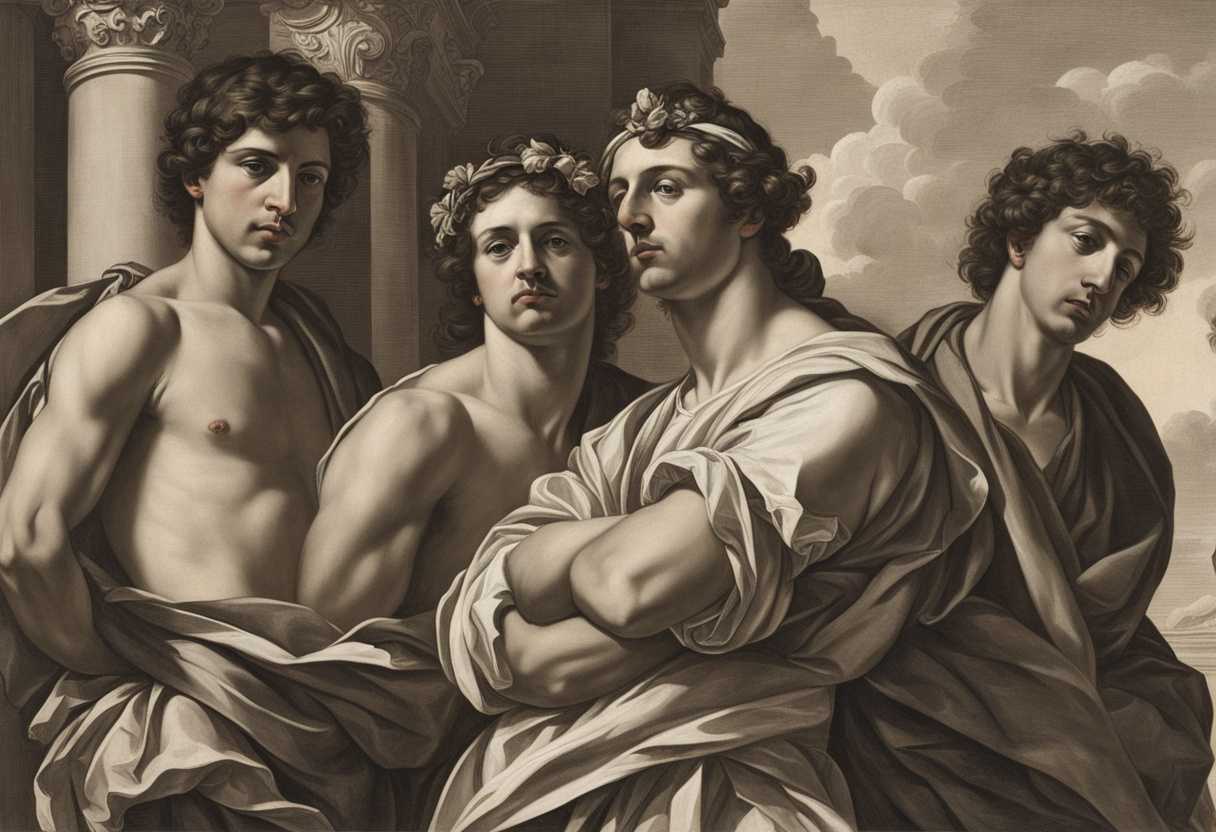 Four-young-men-standing-resolute-rejecting-opulence-for-simplicity-unwavering-faith-and-defiance_cmqt